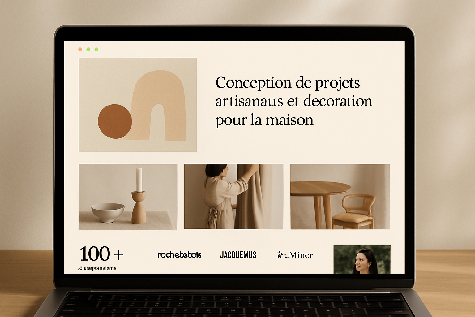 Capture du site Studio Vert